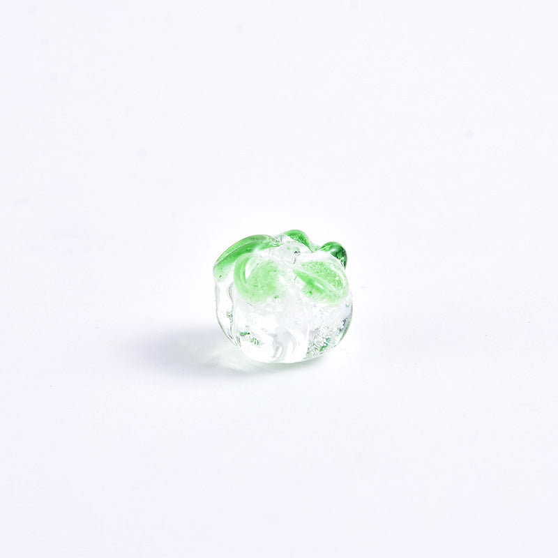 Luminous Persimmon Glass Beads Transparent 12mm 10 by Acrijoy