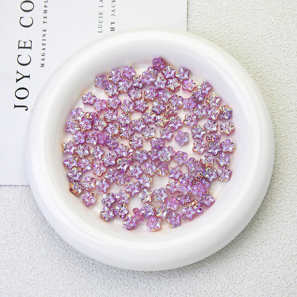 Pink Moonlight Acrylic Beads