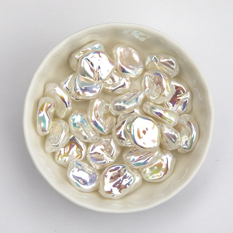 Iridescent Baroque Moonlight Pearls