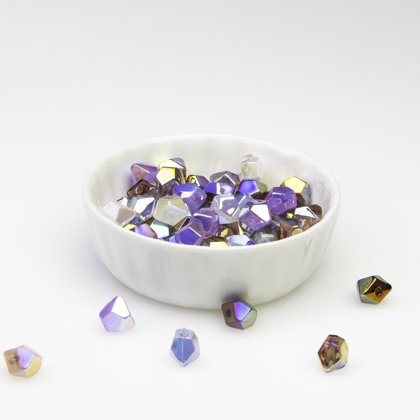 Colorful Baroque Acrylic Beads