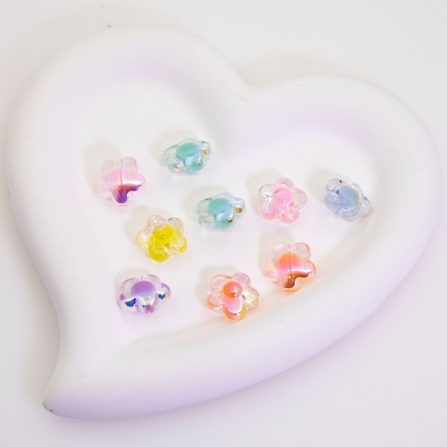 Moonlight Floating Effect Electroplated Beads