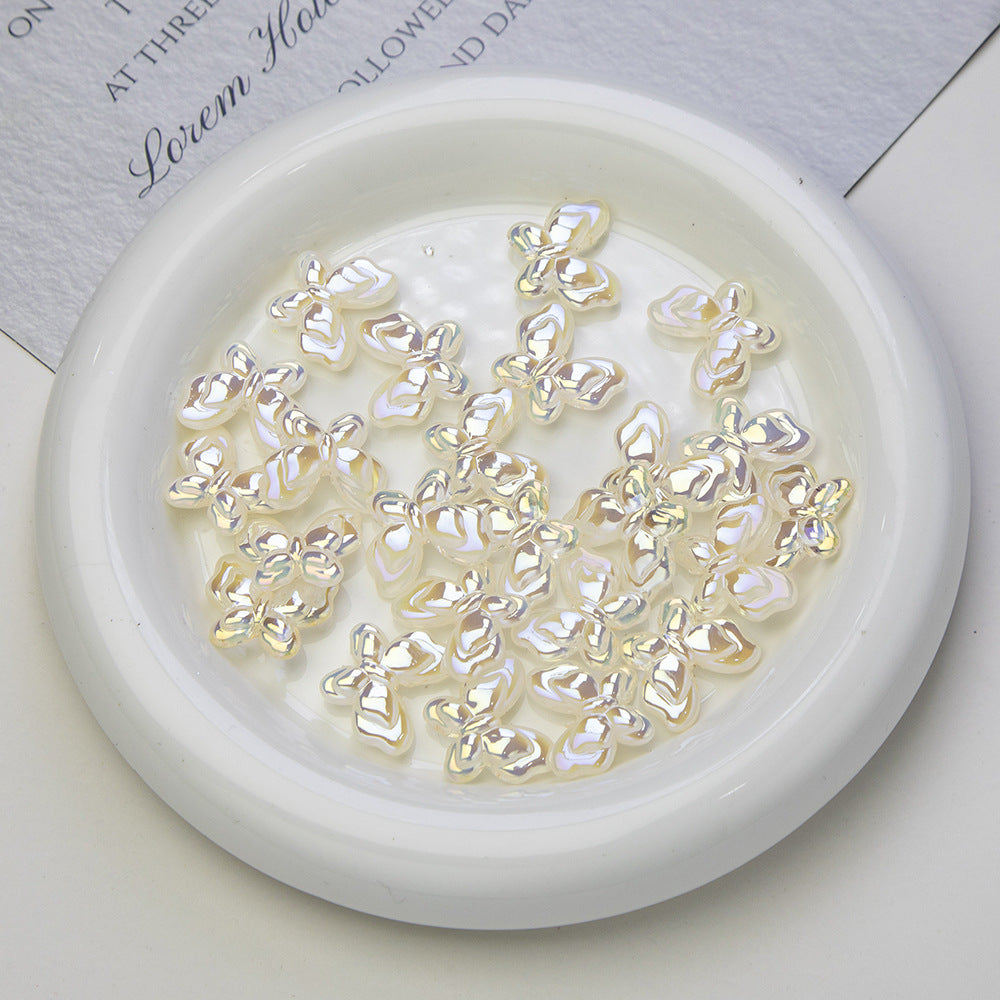 Moonlight Butterfly Acrylic Beads