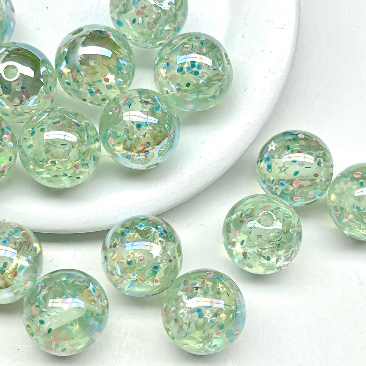 Meteor Fantasy Electroplated Resin Beads Moonlight Style Picture color-07 by Acrijoy