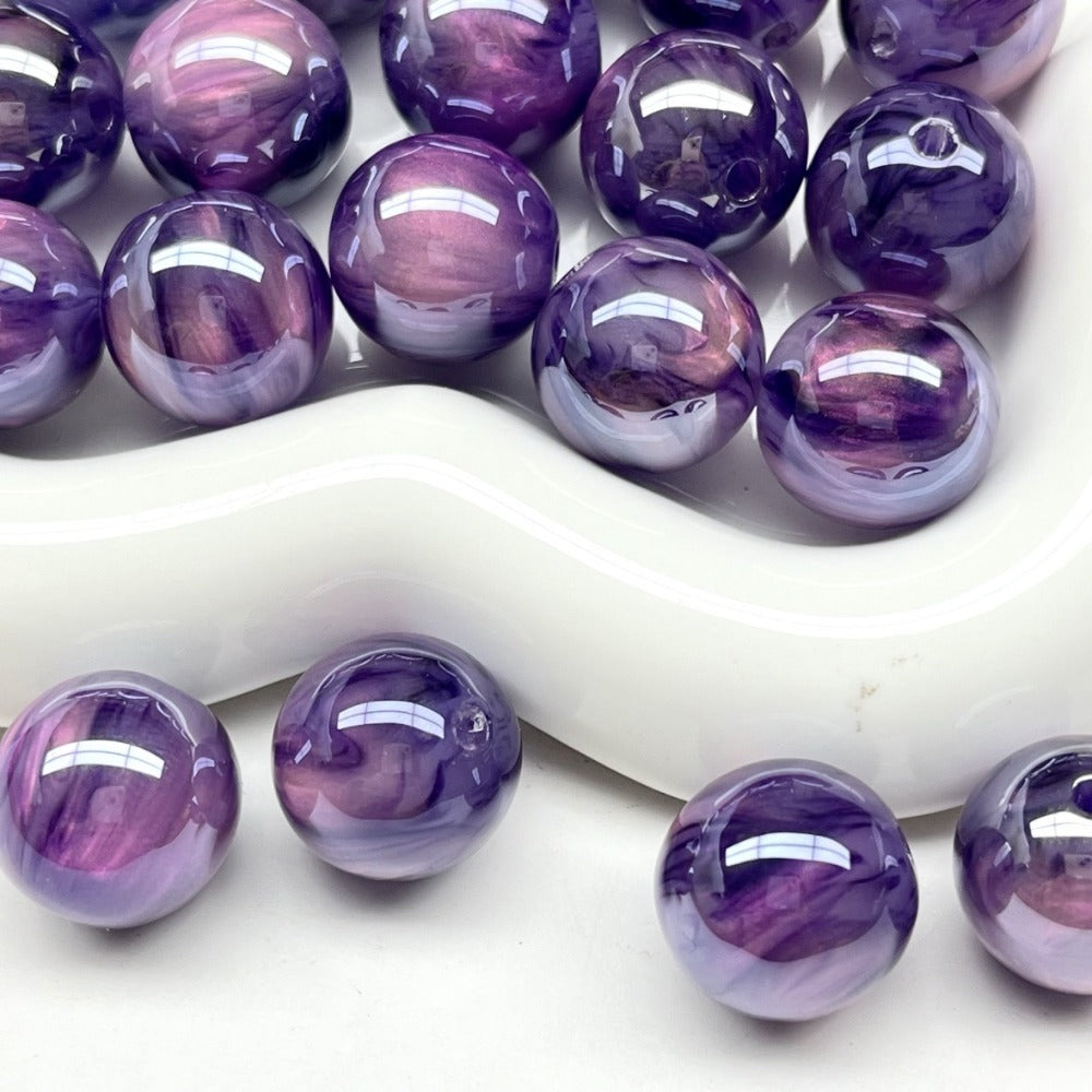 Ink Wash Painting Style Moonlight Resin Beads Picture color-14 by Acrijoy