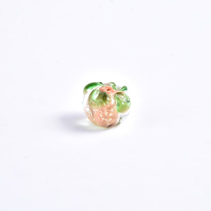 Luminous Persimmon Glass Beads Pink 12mm 10 by Acrijoy