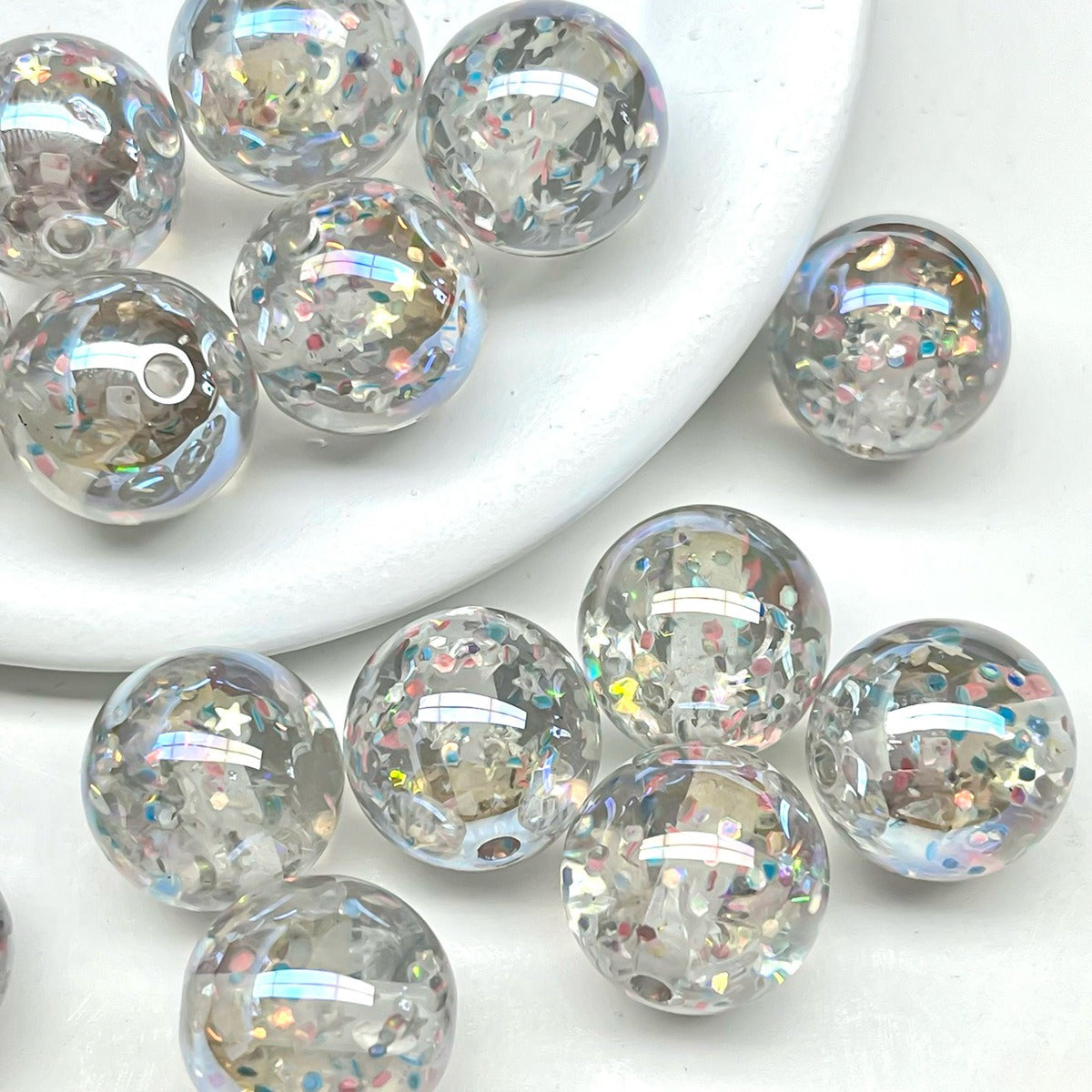 Meteor Fantasy Electroplated Resin Beads Moonlight Style Picture color-04 by Acrijoy