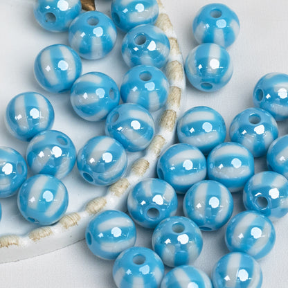 12mm Electroplated Circus Color Mix Acrylic Beads Picture color-04 12mm by Acrijoy