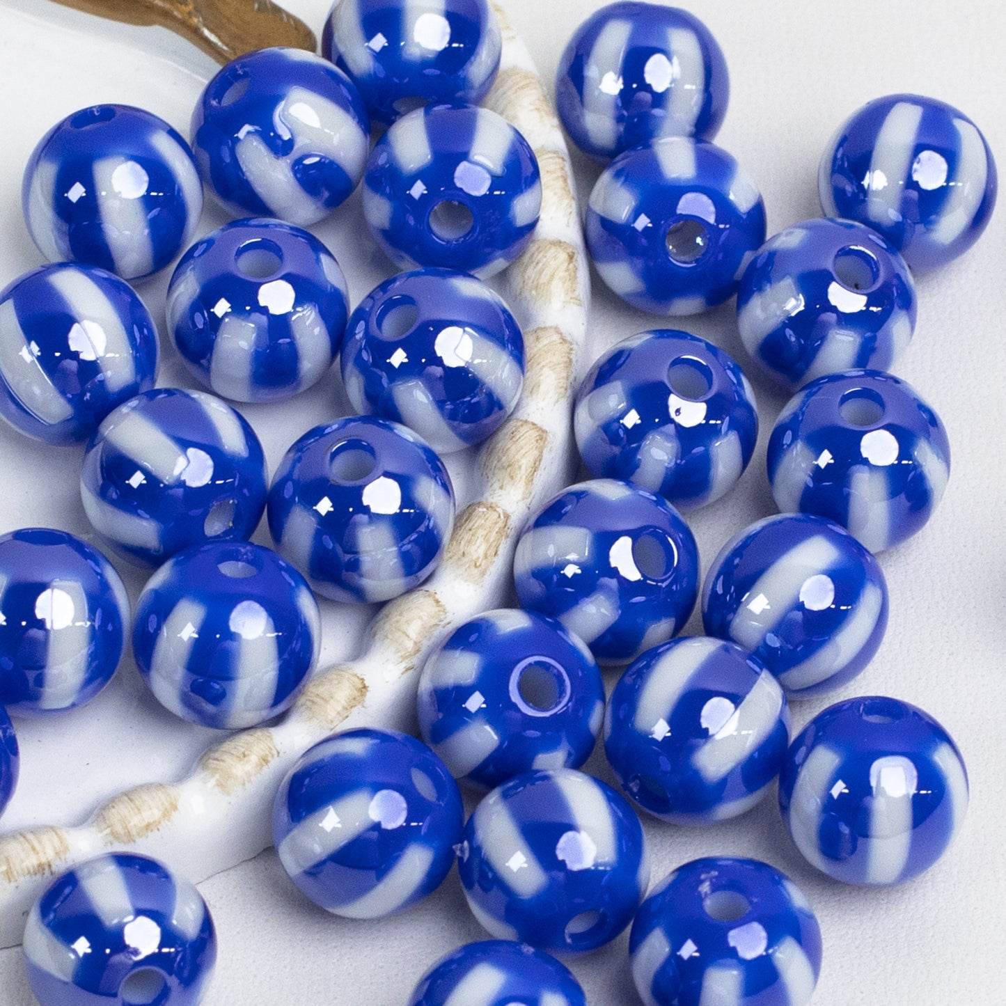 12mm Electroplated Circus Color Mix Acrylic Beads Picture color-01 12mm by Acrijoy