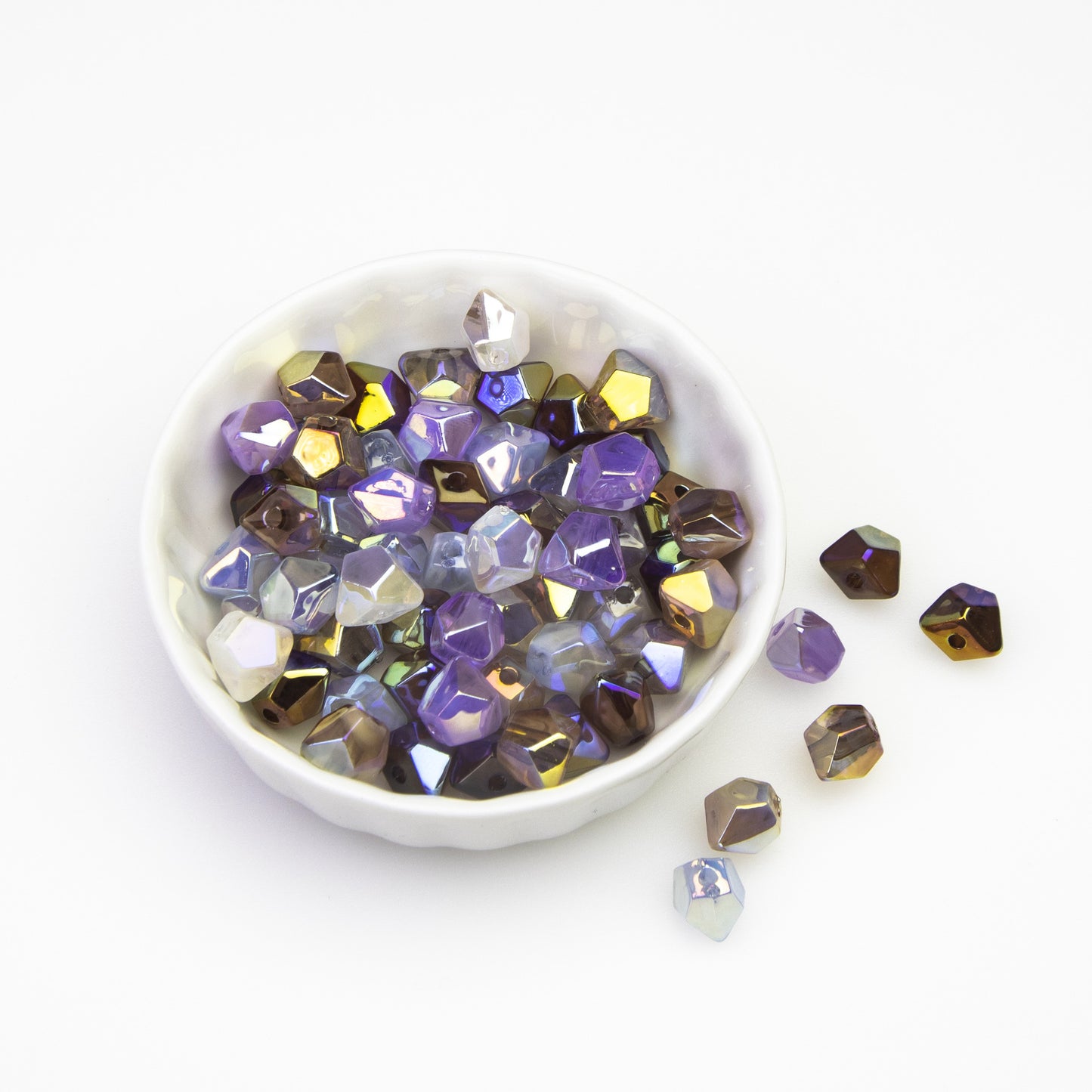 Colorful Baroque Acrylic Beads