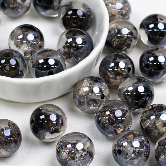 Luminous Moonlight City Glass Beads by Acrijoy