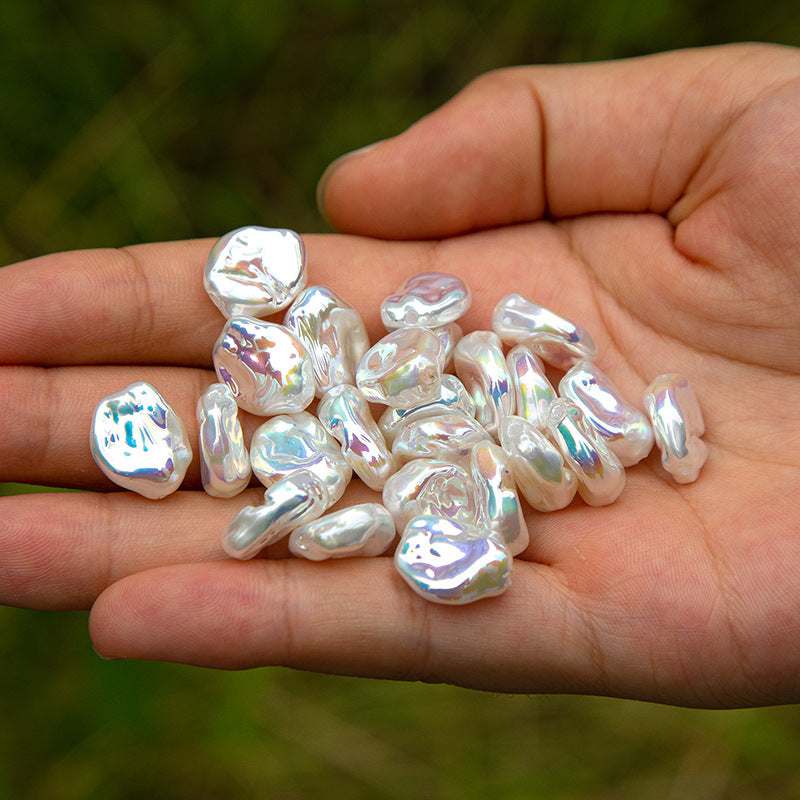 Iridescent Baroque Moonlight Pearls
