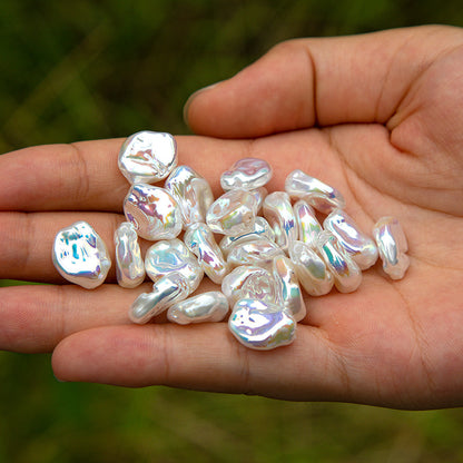Iridescent Baroque Moonlight Pearls