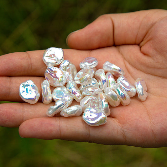 Iridescent Baroque Moonlight Pearls