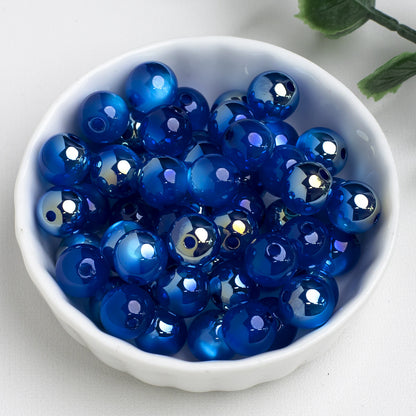 Moonlight Cat Eye Glass Beads Round Loose Picture color-03 10mm by Acrijoy