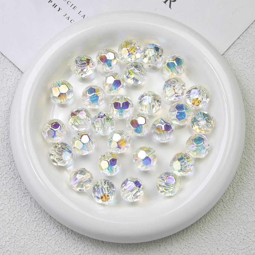 Moonlight Faceted Acrylic Beads