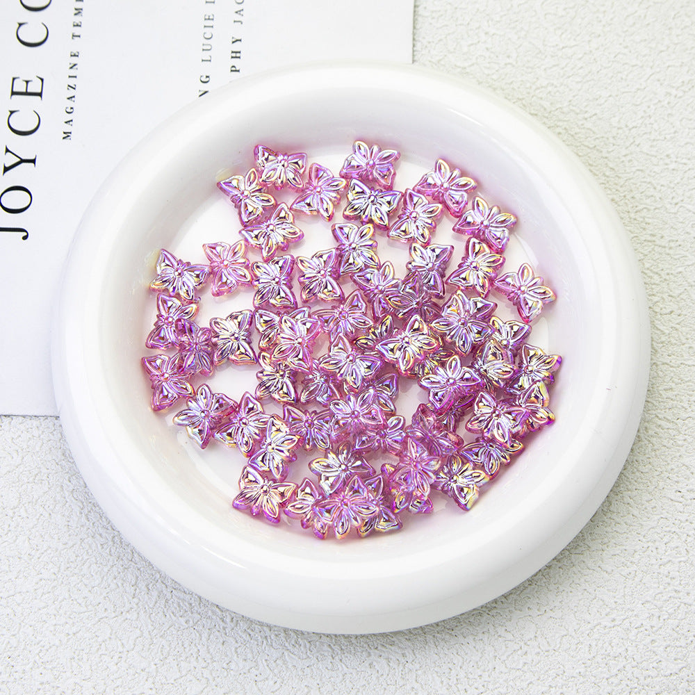 Pink Moonlight Acrylic Beads