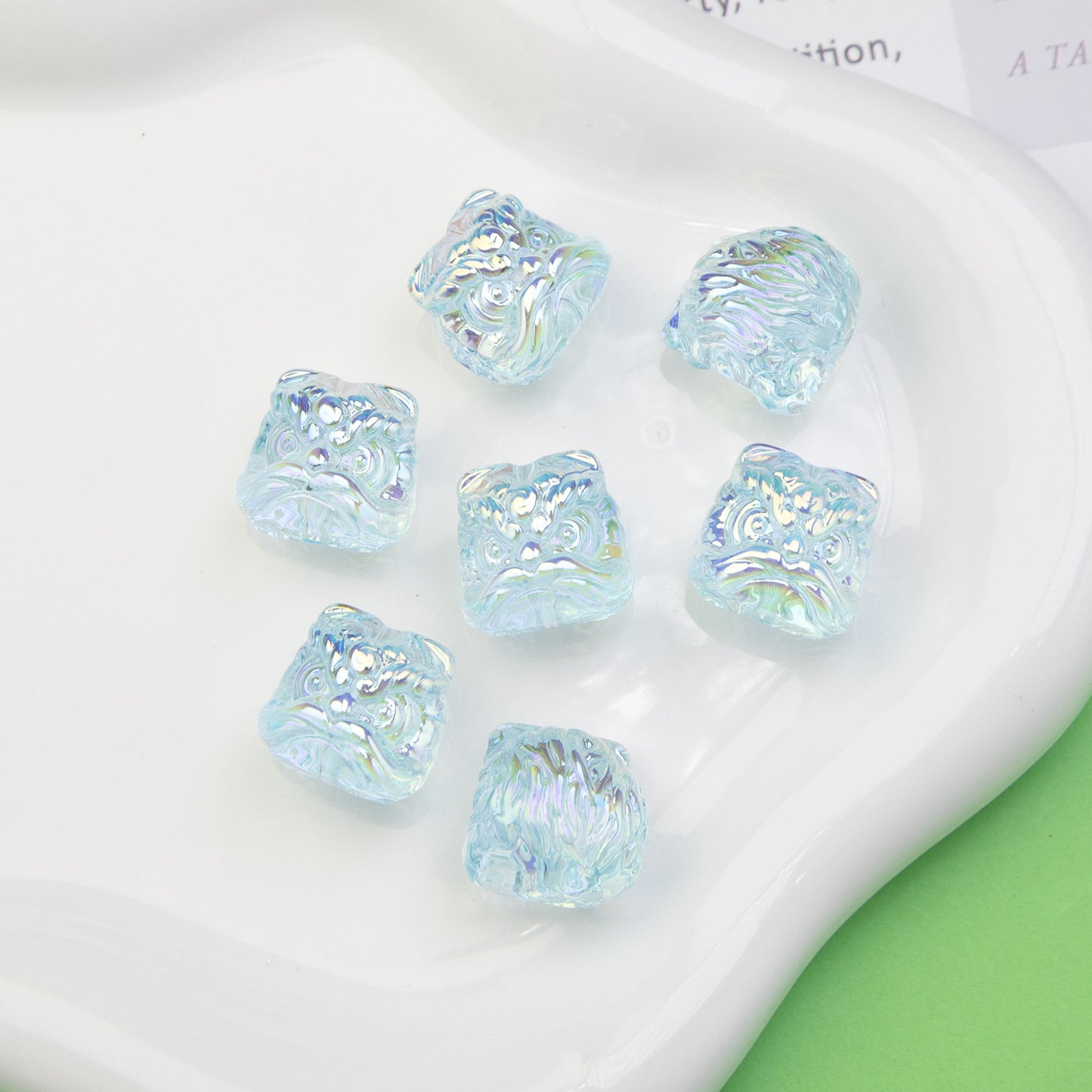 Moonlight Metallic Lion Dance Beads