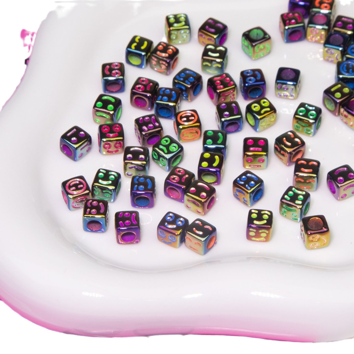 Minimalist Expression Square Beads