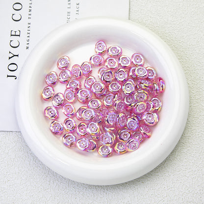 Pink Moonlight Acrylic Beads