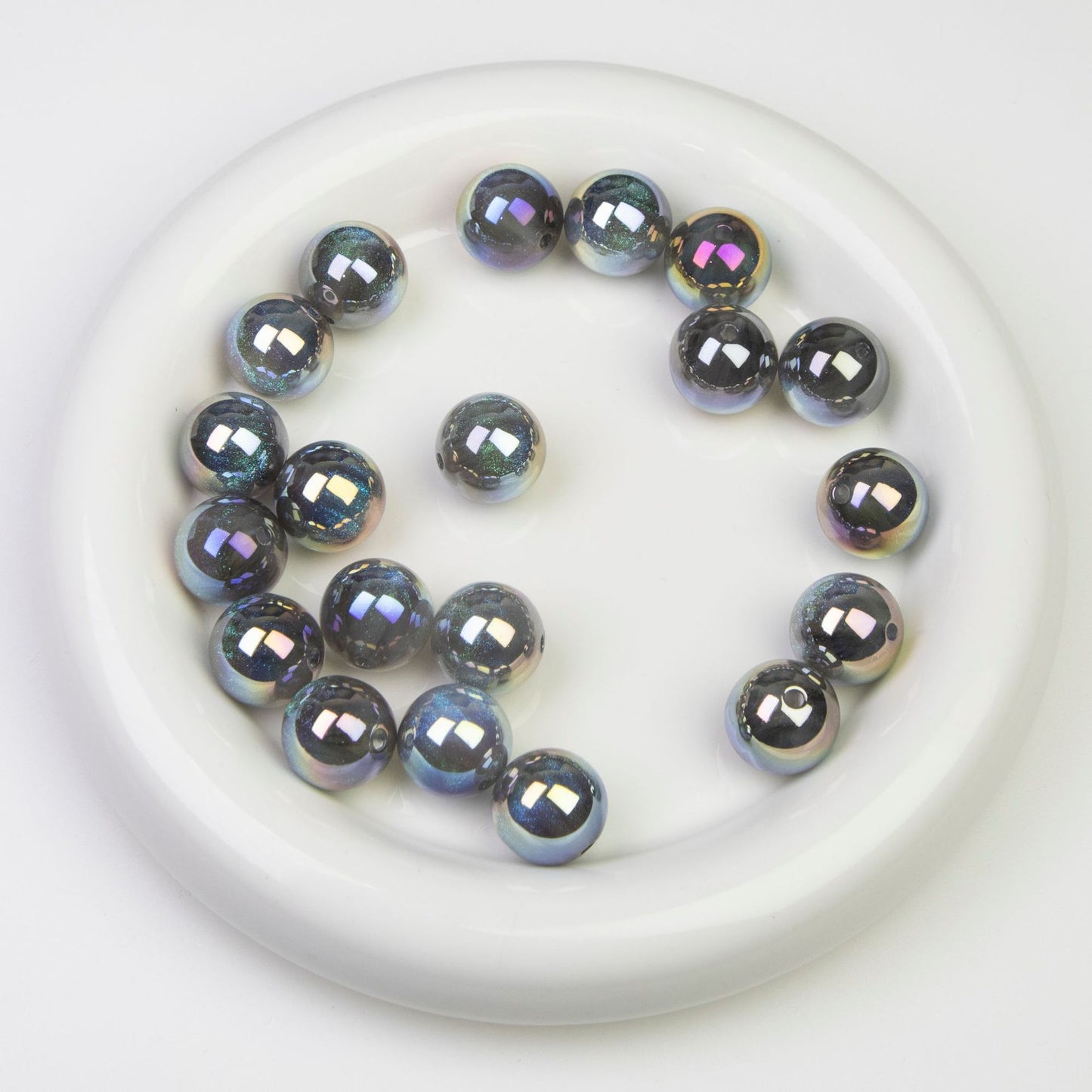 Moonlight Metallic Resin Beads