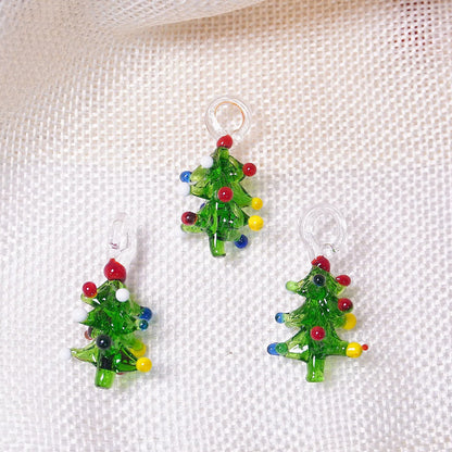 Festive Christmas Tree and Wreath Glass Beads Christmas tree by Acrijoy