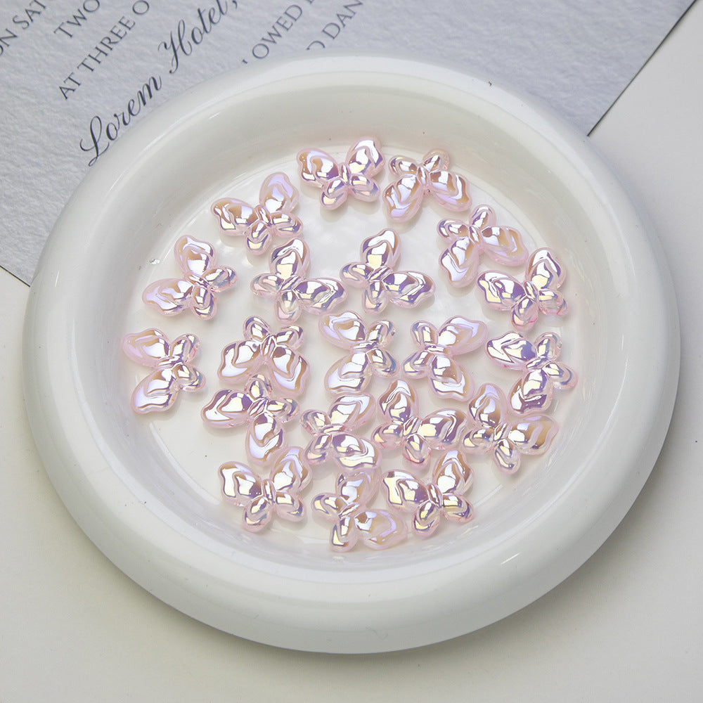 Moonlight Butterfly Acrylic Beads