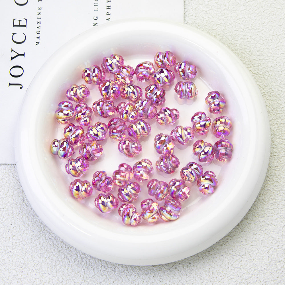 Pink Moonlight Acrylic Beads