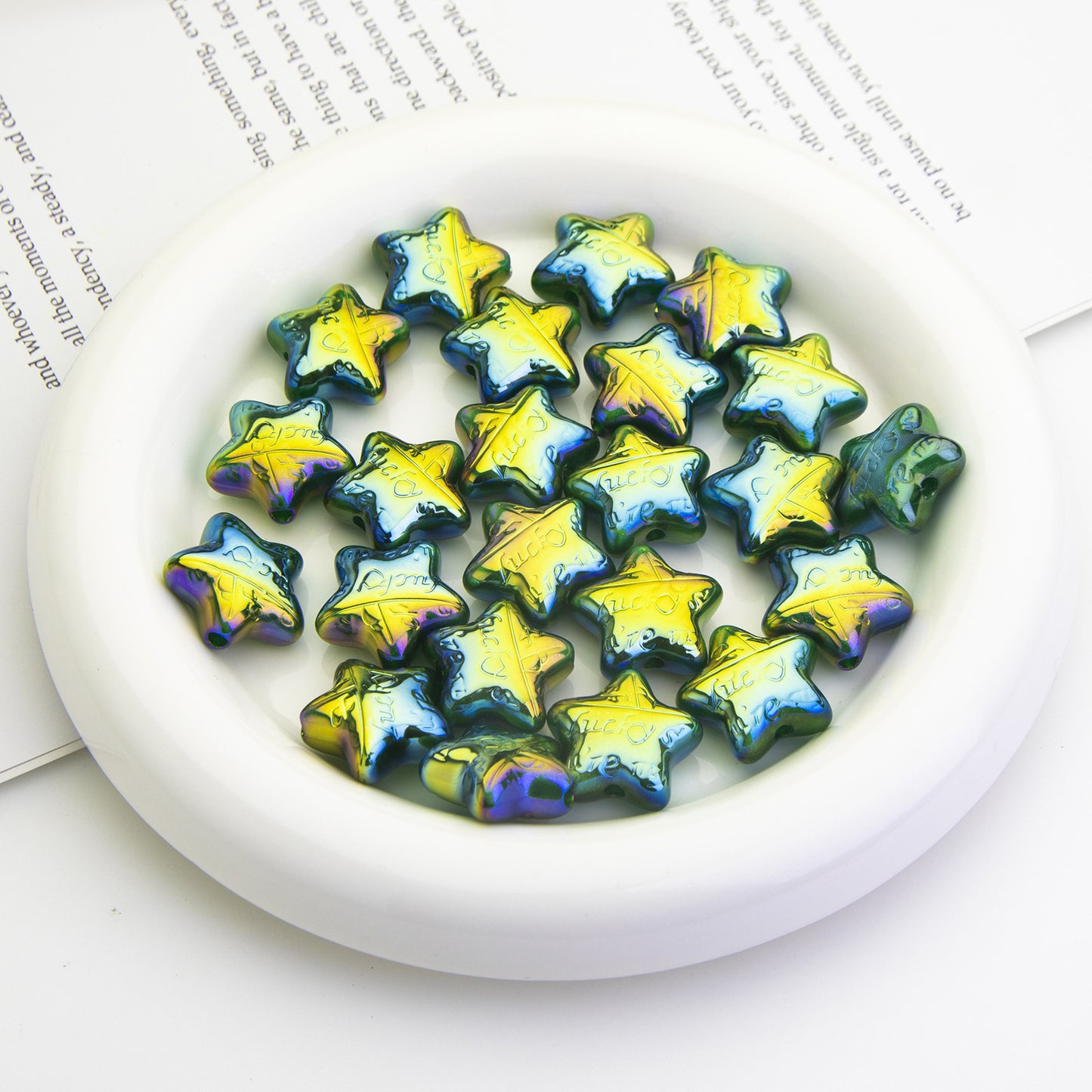 Moonlight Wish Star Acrylic Beads
