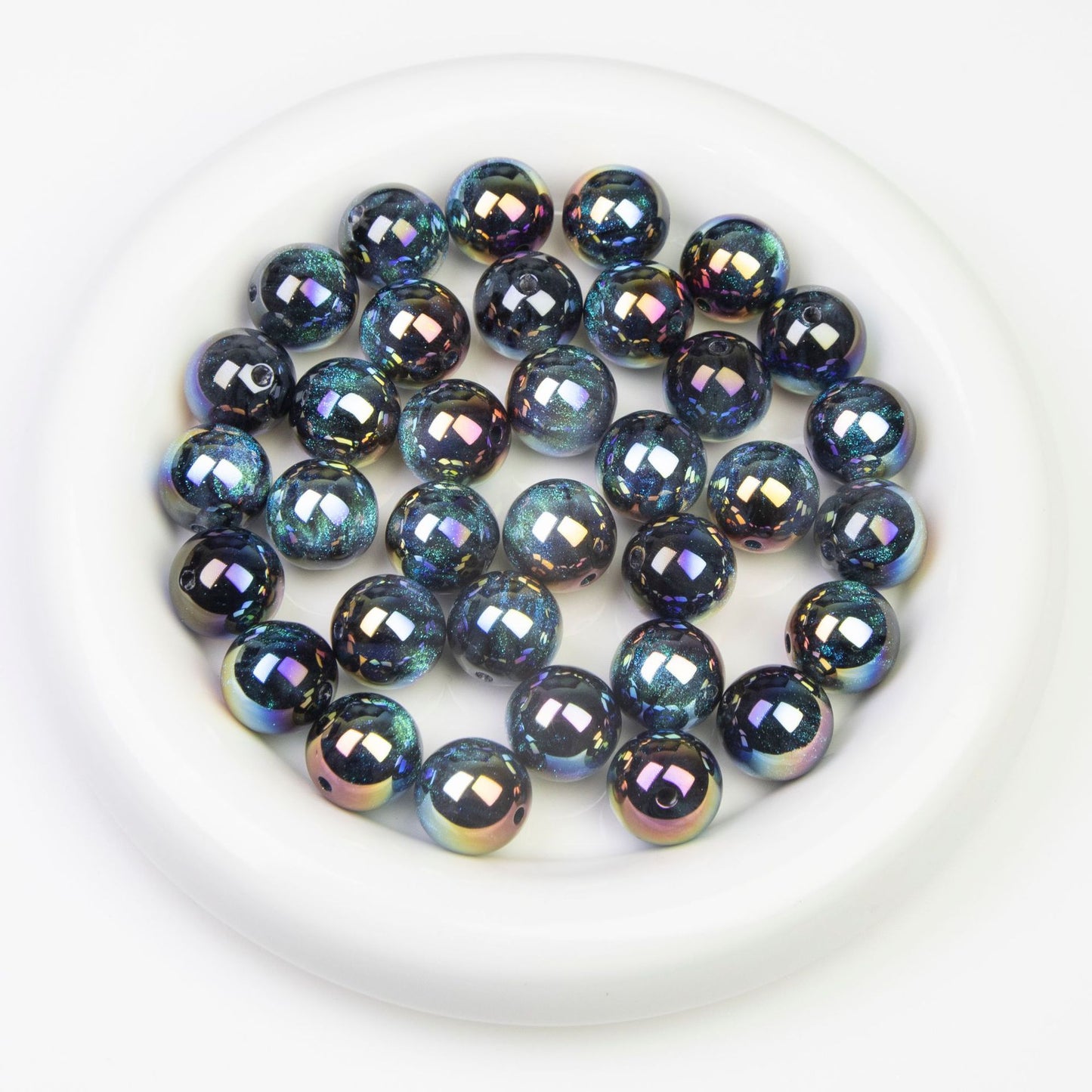 Moonlight Metallic Resin Beads