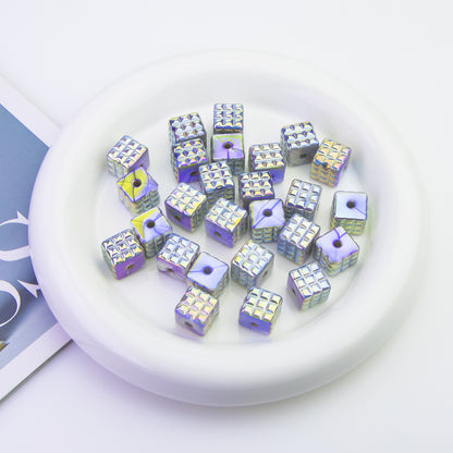 Moonlight Gray Acrylic Beads