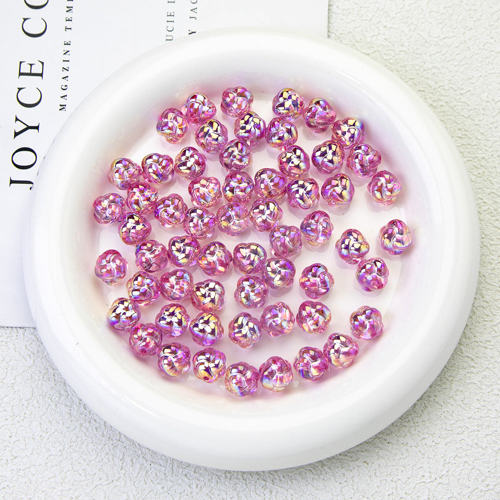 Pink Moonlight Acrylic Beads
