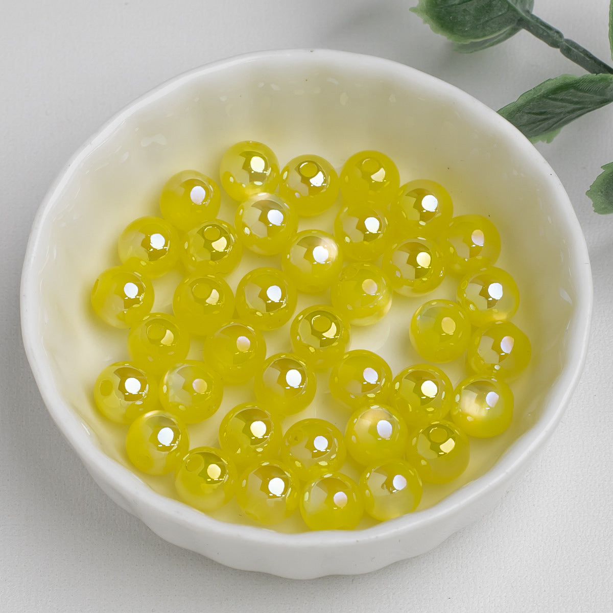 High Gloss Electroplated Moonlight Cat Eye Round Beads Picture color-16 8mm by Acrijoy