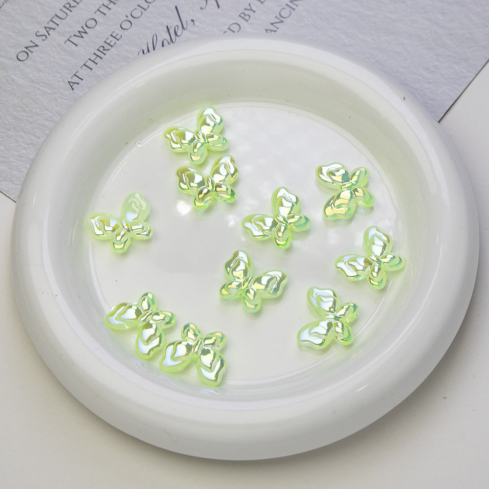 Moonlight Butterfly Acrylic Beads