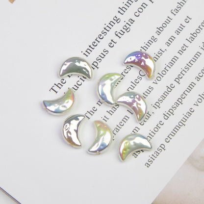 Baroque Moonlight Electroplated Beads
