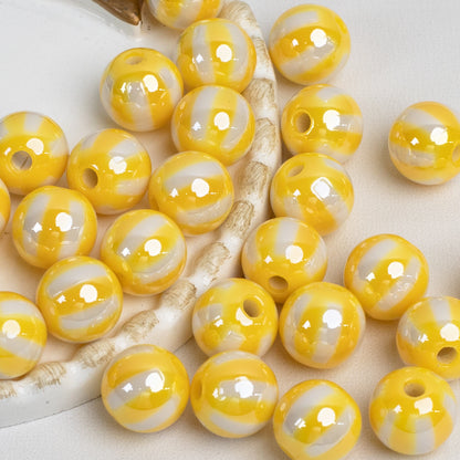 12mm Electroplated Circus Color Mix Acrylic Beads Picture color-05 12mm by Acrijoy