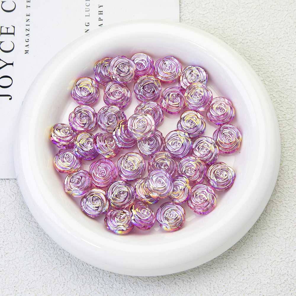 Pink Moonlight Acrylic Beads