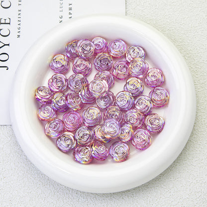 Pink Moonlight Acrylic Beads