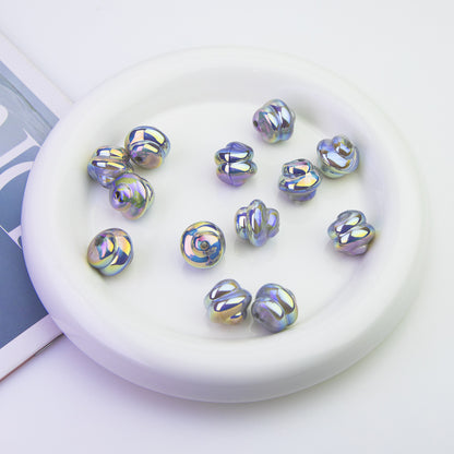 Moonlight Gray Acrylic Beads