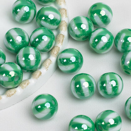 12mm Electroplated Circus Color Mix Acrylic Beads Picture color-13 12mm by Acrijoy