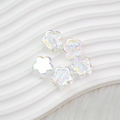 Moonlight Transparent Sakura Acrylic Beads