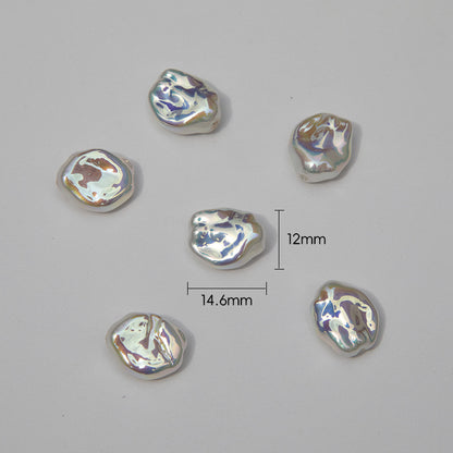 Iridescent Baroque Moonlight Pearls