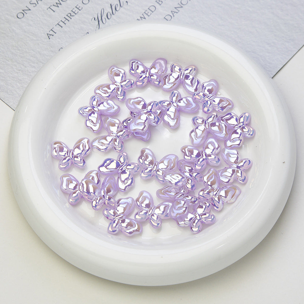 Moonlight Butterfly Acrylic Beads