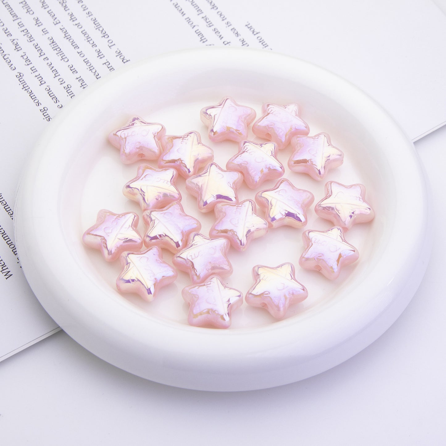 Moonlight Wish Star Acrylic Beads