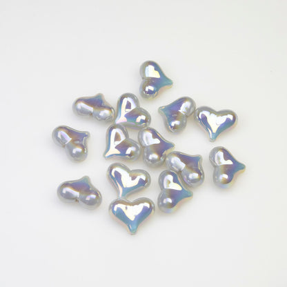 Moonlight Peach Heart Beads