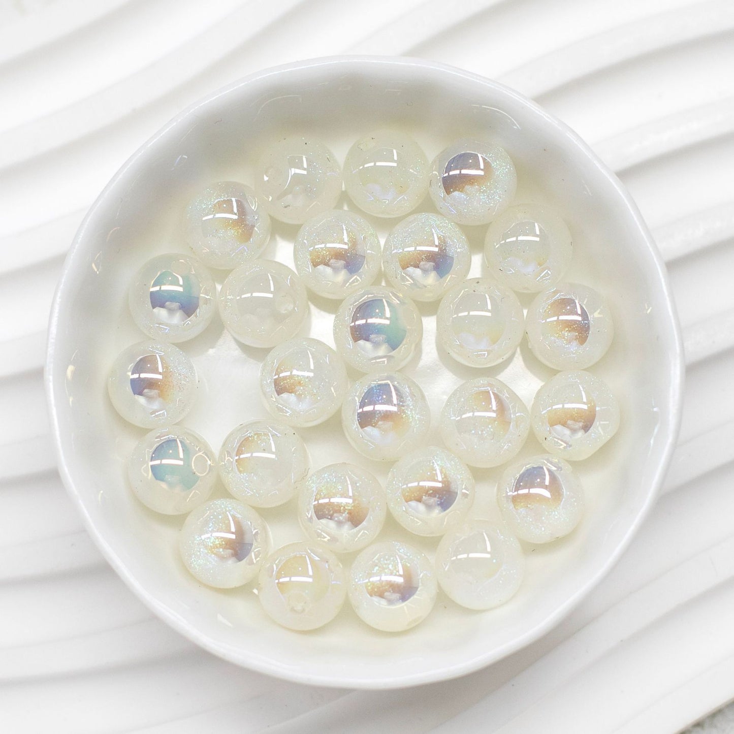 Moonlight Metallic Resin Beads