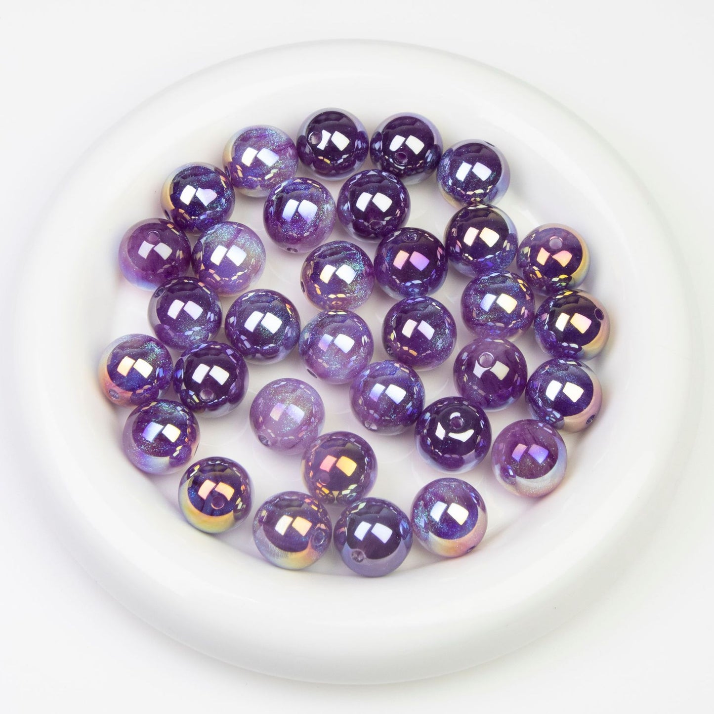Moonlight Metallic Resin Beads