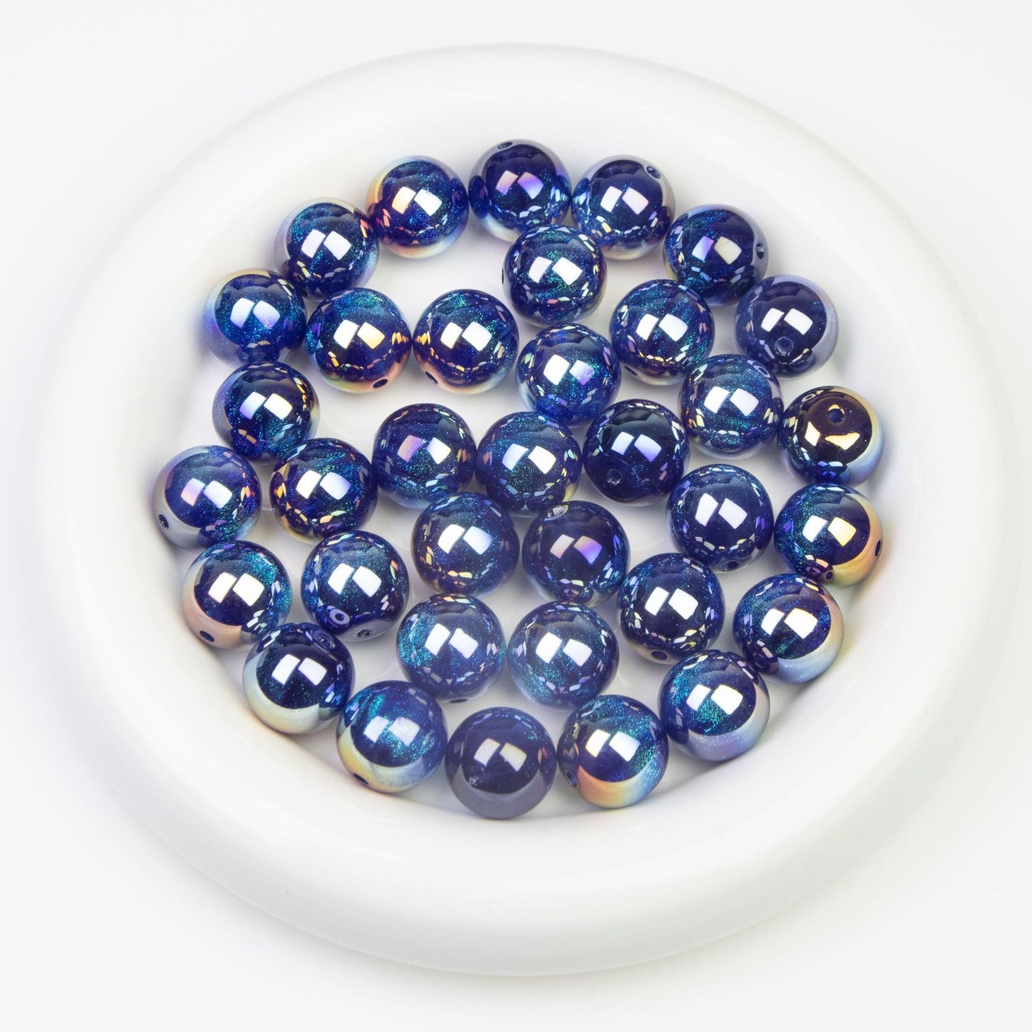 Moonlight Metallic Resin Beads