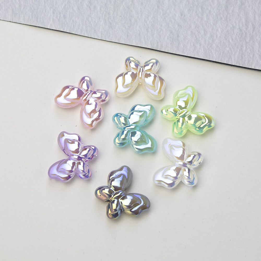 Moonlight Butterfly Acrylic Beads