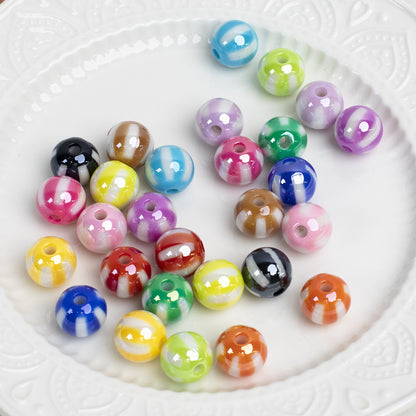 12mm Electroplated Circus Color Mix Acrylic Beads Rndm Mix Clr 12mm by Acrijoy
