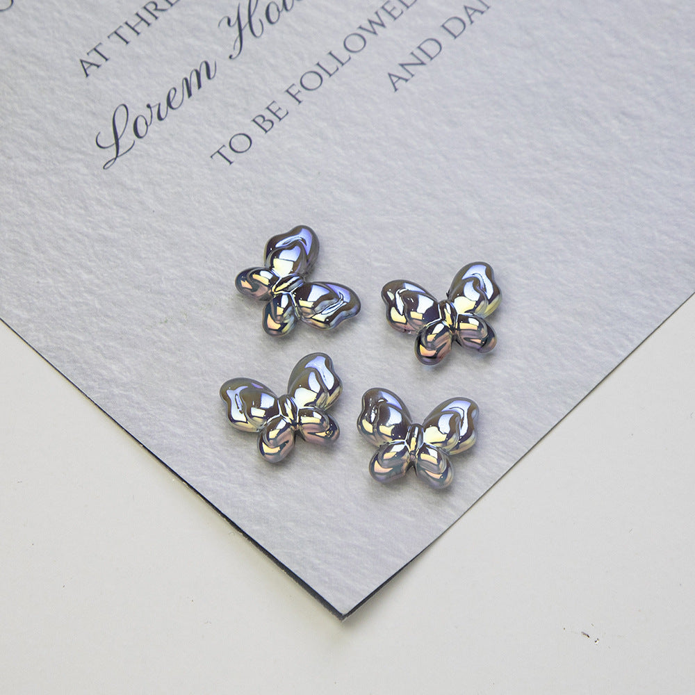 Moonlight Butterfly Acrylic Beads